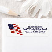 Classic-Adresse des American Flag Amerikanische Un (Insitu)