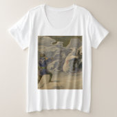 Classic Adventure-Comic Große Größe T-Shirt (Design vorne)