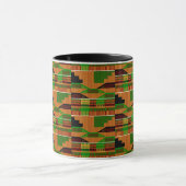 Classic African Kente Cloth K01 Pattern Tasse (Zentrum)