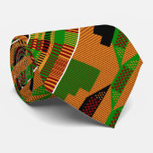 Classic African Kente K01 Angle Neck Tie Krawatte (Gerollt)