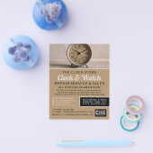 Classic Alarm Clock, Horologin Advertising Flyer (Einzeln)