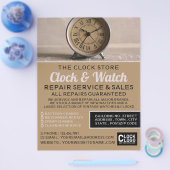 Classic Alarm Clock, Horologin Advertising Flyer (Einzeln)