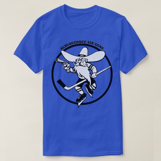 Classic Albuquerque Six Guns Hockey 1973 4 T-Shirt (Design vorne)