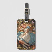 Classic Alice träumt von Wonderland Gepäckanhänger (Vorderseite Vertikal)
