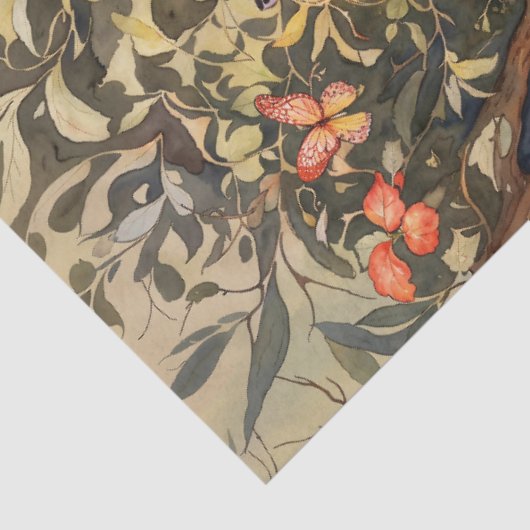 Classic Alice träumt von Wonderland Seidenpapier (Ausschnitt)