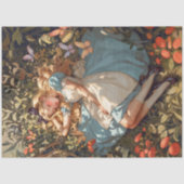 Classic Alice träumt von Wonderland Seidenpapier (Vorderseite)