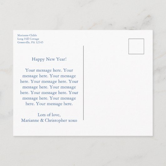 Classic All American Red White We Do Save the Date Ankündigungspostkarte (Rückseite)