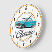 Classic American 1955 Frisierter Autos Große Uhr (Winkel)