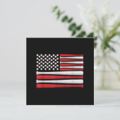 Classic American Baseball Flag - Vintager Baseball (Stehend Vorderseite)
