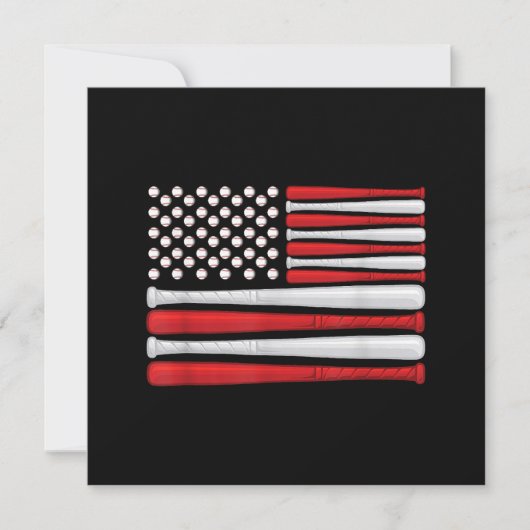 Classic American Baseball Flag - Vintager Baseball (Vorderseite)