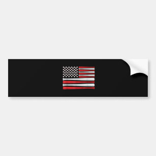 Classic American Baseball Flag - Vintager Baseball Autoaufkleber