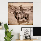 CLASSIC AMERICAN COWBOY c. 1888 Poster (Heimbüro)