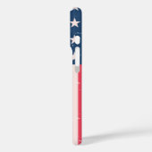 Classic American Flag Grunge Case-Mate iPhone Hülle (Rückseite / Links)