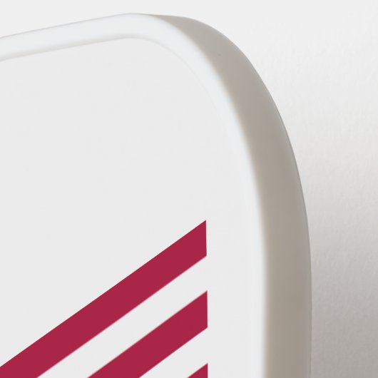 Classic American Flag mit Name Sprichwort Event Pickleball Schläger (Linke Seite)