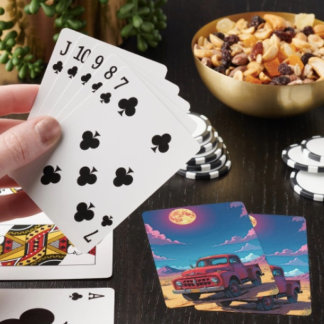 Classic American Lieferwagen Playing Cards Spielkarten