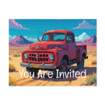 Classic American Lieferwagen Truck