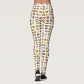 Classic American Lunch Counter Greasy Spoon Diner Leggings (Rückseite)