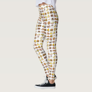 Classic American Lunch Counter Greasy Spoon Diner Leggings