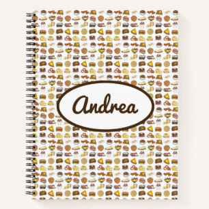 Classic American Lunch Counter Greasy Spoon Diner Notizblock