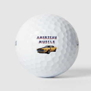 Classic American Muscle Car Mustang Boss 302 Golfball