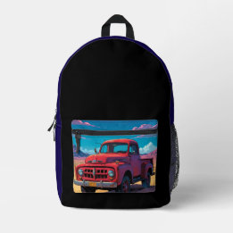 Classic American Pickup Bedruckter Rucksack