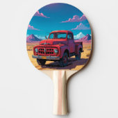 Classic American Pickup Ping Pong Paddle Tischtennis Schläger (Rückseite)