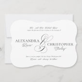 Classic Ampersand Einladungen (Vorderseite)