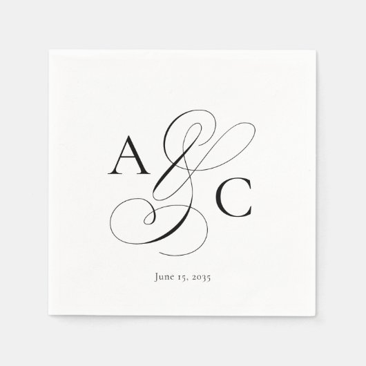 Classic Ampersand Napkins Serviette (Vorderseite)