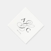 Classic Ampersand Napkins Serviette (Ecke)