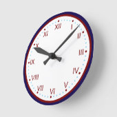 Classic and Elegant Roman Numeral Runde Wanduhr (Winkel)