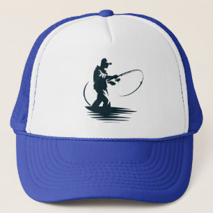Classic Angler - Fisherman Silhouette Truckerkappe