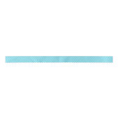 Classic aqua blue checkerboard satinband (Vorderseite)