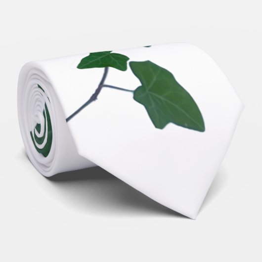 Classic Aquarell Green English Ivy Krawatte (Gerollt)