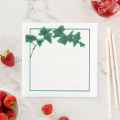 Classic Aquarell Green English Ivy Serviette (Beispiel)