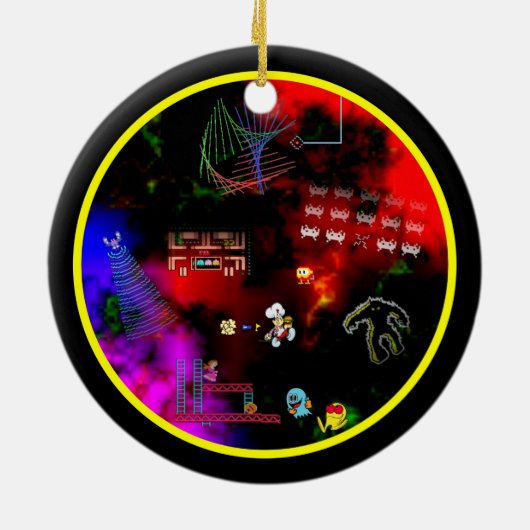 Classic Arcade Images Ornament (Hinten)