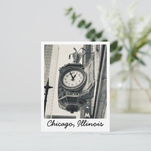 Classic Architecture Chicago Postcard Postkarte (Stehend Vorderseite)