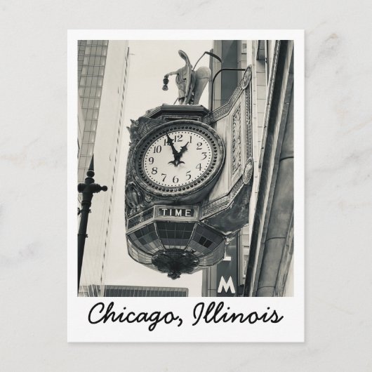Classic Architecture Chicago Postcard Postkarte (Vorderseite)