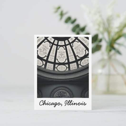 Classic Architecture Chicago Postkarte (Stehend Vorderseite)