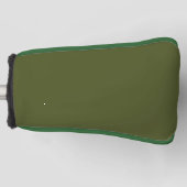 Classic Army Green Golf Putter Cover with Style Golf Headcover (Vorderseite)