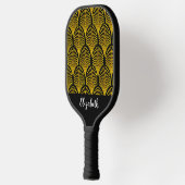 Classic Art Deco Elegantes Geschenk für Mama Pickleball Schläger (Links)