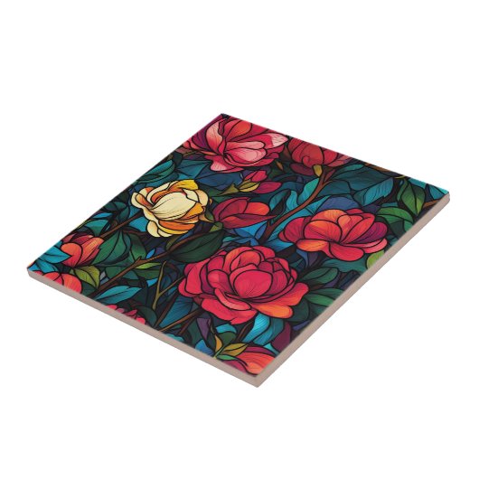 Classic Art Deco Rose Keramik Tiles für Zuhause De Fliese (Seite)