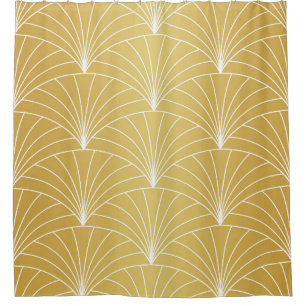 Classic Art Deco Seamless Pattern. Geometric Stili Duschvorhang