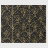 Classic Art Deco Seamless Pattern. Geometric Styli Geschenkpapier (Flach)