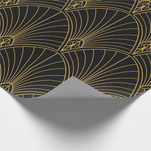 Classic Art Deco Seamless Pattern. Geometric Styli Geschenkpapier (Ecke)