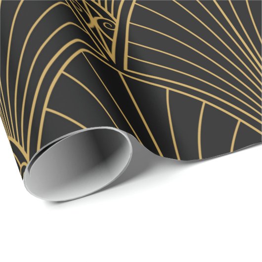 Classic Art Deco Seamless Pattern. Geometric Styli Geschenkpapier (Rolleneckpunkt)