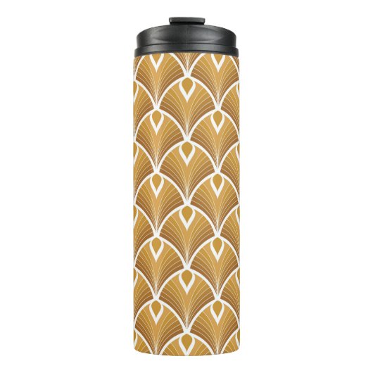 Classic art deco seamless pattern. Geometric styli Thermosbecher (Vorderseite)