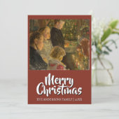 Classic Art Merry Christmas Kalckreuth Feiertagskarte (Stehend Vorderseite)