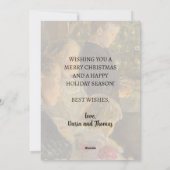 Classic Art Merry Christmas Kalckreuth Feiertagskarte (Rückseite)