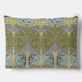 Classic Art Nouveau Floral Pattern Zubehörtasche (Rückseite)