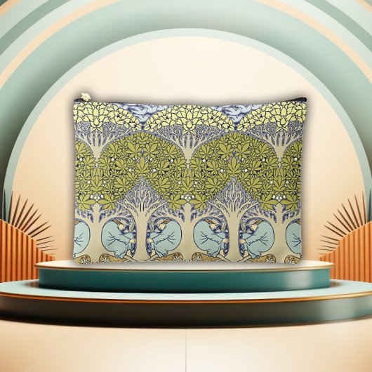 Classic Art Nouveau Floral Pattern Zubehörtasche